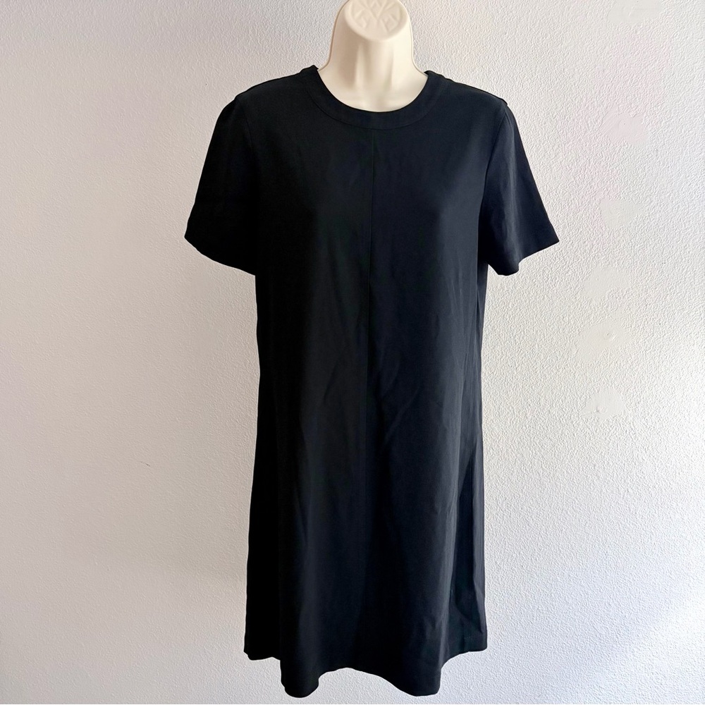 Rag & Bone Harper Split-Back Shift Dress Black Japanese Crepe Size S